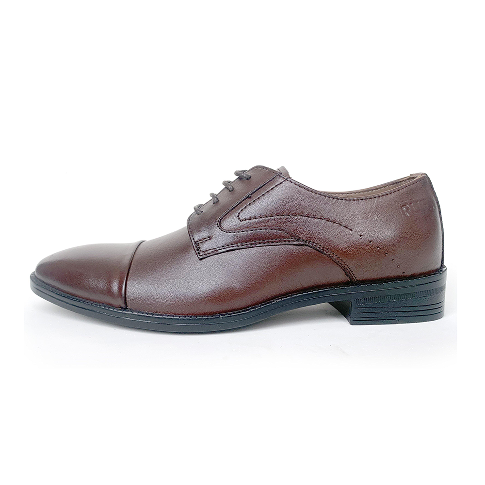 Pufa Jean-Grey Brown Oxford Shoes