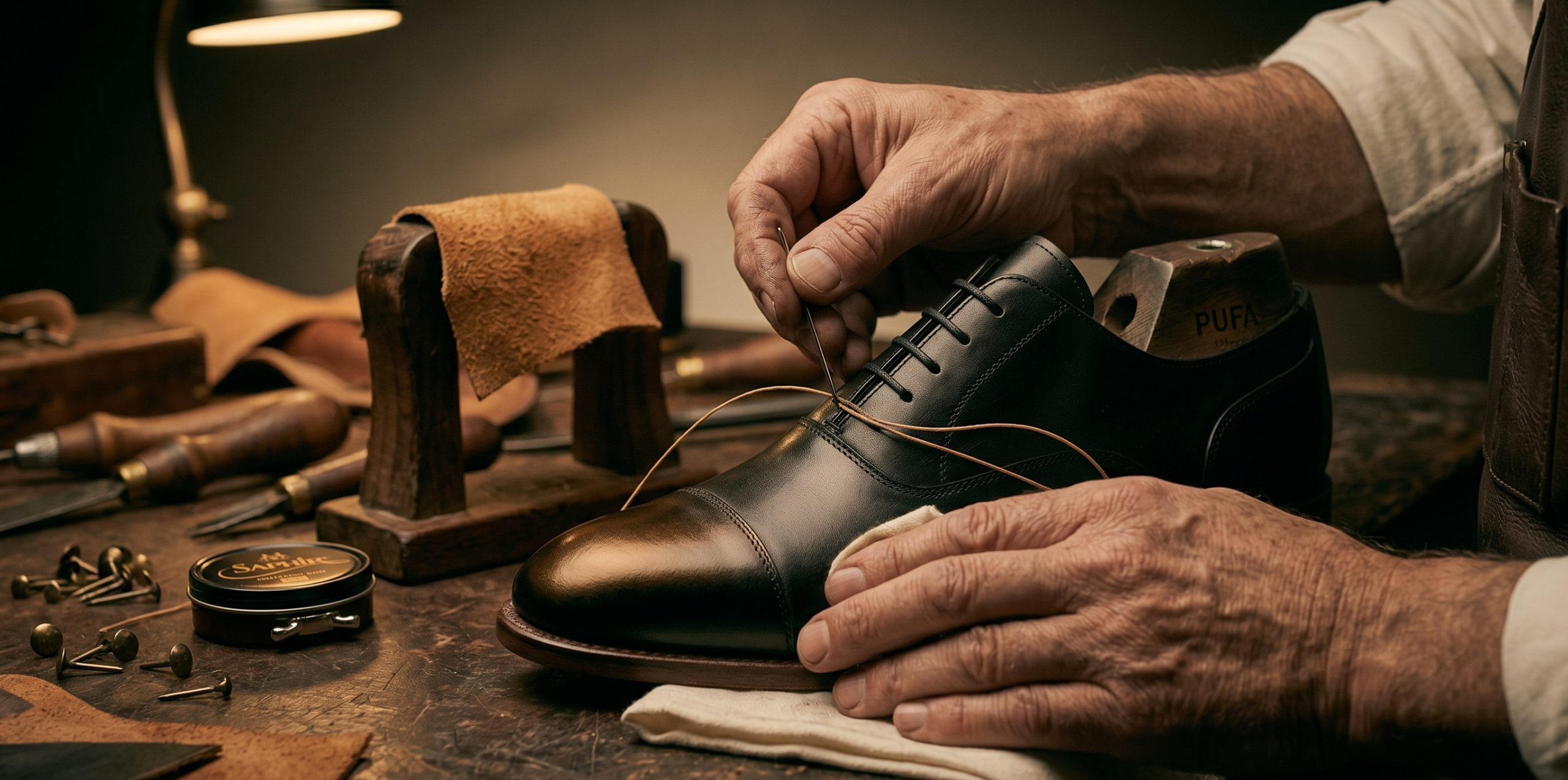 PUFA Handmade Brogued Oxford