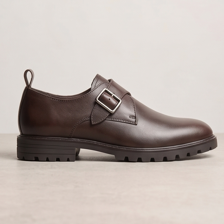 PUFA Monk Strap Shoes